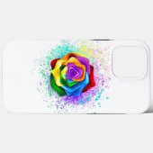 レインボーカラフルバラ Case-Mate iPhoneケース (裏面 (横))
