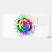 レインボーカラフルバラ Case-Mate iPhoneケース (裏面 (横))
