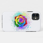 レインボーカラフルバラ Case-Mate iPhoneケース (裏面(横))