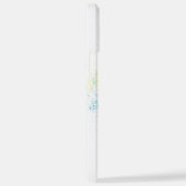 レインボーカラフルバラ iPhoneケース (右側面)