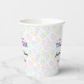 レインボーカラフルバルーンジョイントバースデーパーティー 紙コップ (左)