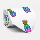 レインボーカラフルパイナップル ネクタイ (ロール)
