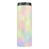 レインボーカラフルパステル幾何学模様 タンブラー (裏面)