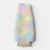 レインボーカラフルパステル幾何学模様 ボトルクーラー (正面)
