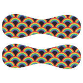 レインボーカラフルパターン ソフトボール (パネル)