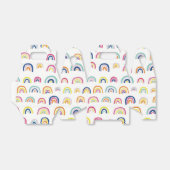 レインボーカラフルパターン フェイバーボックス (折り畳みなし)