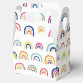 レインボーカラフルパターン フェイバーボックス (オープン)