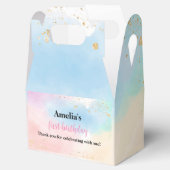 レインボーカラフルビーフボックス誕生日パーティー フェイバーボックス (オープン)