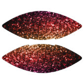 レインボーカラフルフェイクグリッターキラキラきらきら光る アメリカンフットボール (パネル)