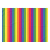 レインボーカラフルフラッグゲイプライド テーブルクロス (正面(横))
