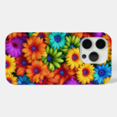 レインボーカラフルフローラ#22 - iPhone 15 Proケース Case-Mate iPhoneケース (裏面 (横))