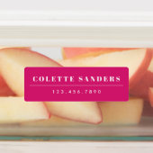 レインボーカラフルブライト防水名 ラベル (貼付)