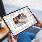 レインボーカラフルプライド枠写真ハッピーイースター シーズンカード