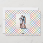 レインボーカラフルプライド枠写真ハッピーイースター シーズンカード (裏面)