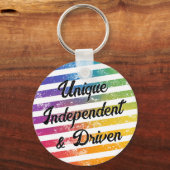 レインボーカラフルプライド自信ギフトショップ キーホルダー (正面)