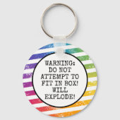 レインボーカラフルプライド自信ギフトショップ キーホルダー (裏面)