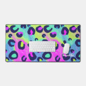 レインボーカラフルプリント デスクマット (キーボード&マウス)