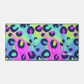 レインボーカラフルプリント デスクマット (正面)