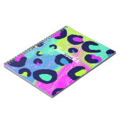 レインボーカラフルプリント ノートブック (左側)