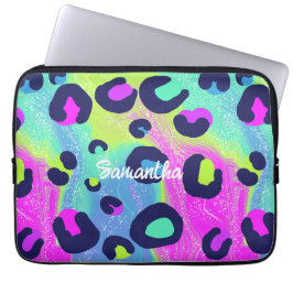 レインボーカラフルプリント ラップトップスリーブ