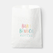 レインボーカラフルベビーブランチパーティー フェイバーバッグ (正面)