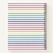 レインボーカラフルホームスクールコピーワークノート ノートブック (裏面)