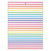 レインボーカラフルホームスクール先生クリップボード クリップボード (裏面)