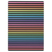 レインボーカラフルホームスクール先生クリップボード クリップボード (裏面)