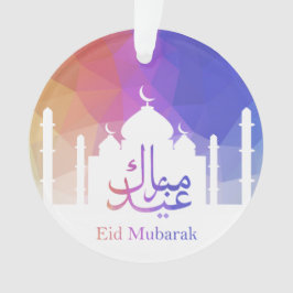 レインボーカラフルポリゴンイードムバラックモスク オーナメント