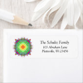 レインボーカラフルマンダラ禅 ラベル (インサイチュ)