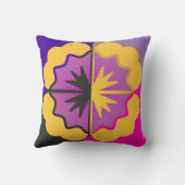 レインボーカラフルマンダラ クッション (裏面)