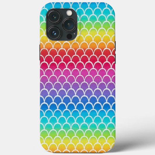 レインボーカラフルマーメイドはかりで測 Case-Mate iPhoneケース (裏面)