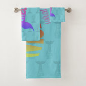 レインボーカラフルマーメイドアクアバスタオルセット バスタオルセット (インサイチュ)