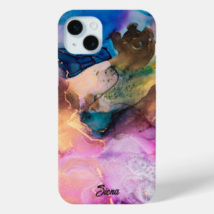 レインボーカラフルマーリングCase-Mate iPhoneケース iPhone 15 Miniケース
