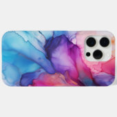 レインボーカラフルモザイク水の色iPhoneケース Case-Mate iPhoneケース (裏面 (横))