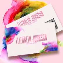 レインボーカラフルモダンエレガント抽象芸術QRコード