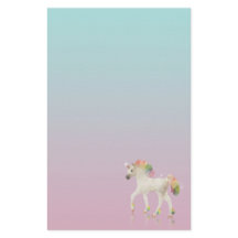 レインボーカラフルユニコーンポリゴン – 文房具