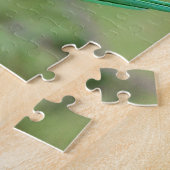 レインボーカラフルルケートの鳥の群れ ジグソーパズル (側面)