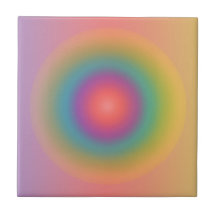 レインボーカラフル同心円宇宙