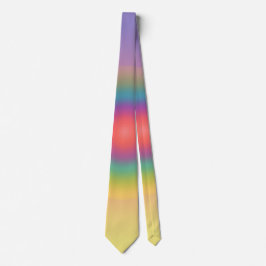 レインボーカラフル同心円宇宙 ネクタイ
