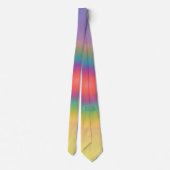 レインボーカラフル同心円宇宙 ネクタイ (裏面)