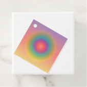 レインボーカラフル同心円宇宙 フェイバータグ (インサイチュ)