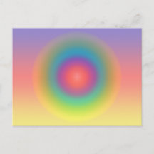 レインボーカラフル同心円宇宙