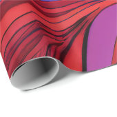 レインボーカラフル抽象芸術ラッピング紙 ラッピングペーパー (ロールコーナー)