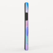 レインボーカラフル抽象芸術油絵付けパープルブルー Case-Mate iPhoneケース (裏面/右)