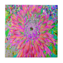 レインボーカラフル抽象芸術装飾花