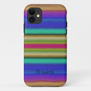 レインボーカラフル抽象芸術#2 iPhone 11 ケース