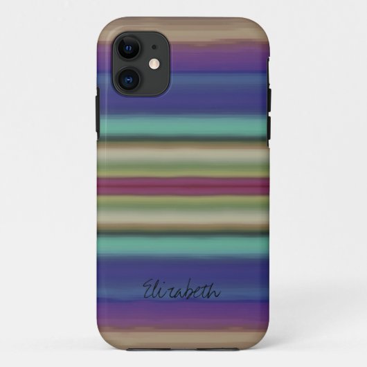 レインボーカラフル抽象芸術#3 Case-Mate iPhoneケース (裏面)