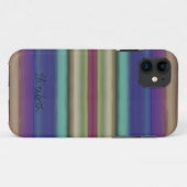 レインボーカラフル抽象芸術#3 Case-Mate iPhoneケース (裏面(横))