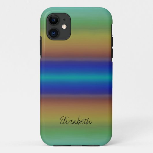 レインボーカラフル抽象芸術 Case-Mate iPhoneケース (裏面)
